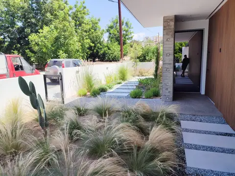 A private garden designed by Antoine Garden Designer, Paphos — paths, grasses