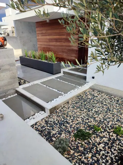A private garden designed by Antoine Garden Designer, Paphos — paths