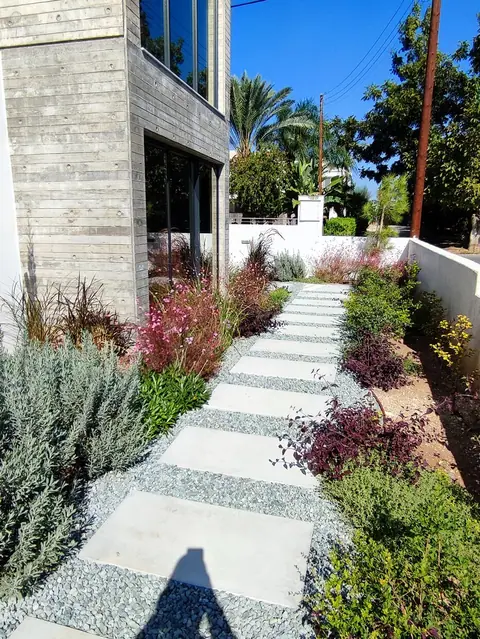 A private garden designed by Antoine Garden Designer, Paphos — paths