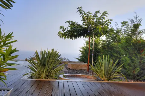 A private garden designed by Antoine Garden Designer, Paphos — pools & sea