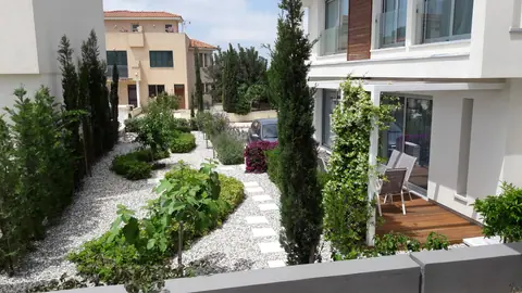 A private garden designed by Antoine Garden Designer, Paphos