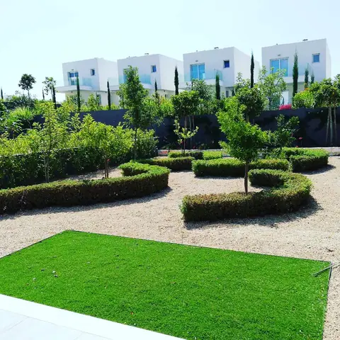 A private garden designed by Antoine Garden Designer, Paphos