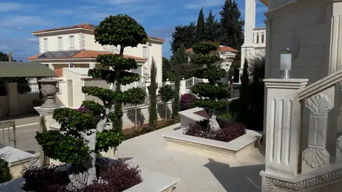 A private garden designed by Antoine Garden Designer, Paphos — details