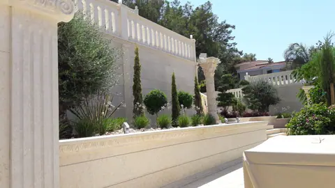 A private garden designed by Antoine Garden Designer, Paphos