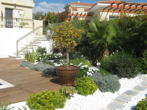 A private garden designed by Antoine Garden Designer, Paphos — details