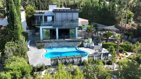 A private garden designed by Antoine Garden Designer, Paphos — pools & sea