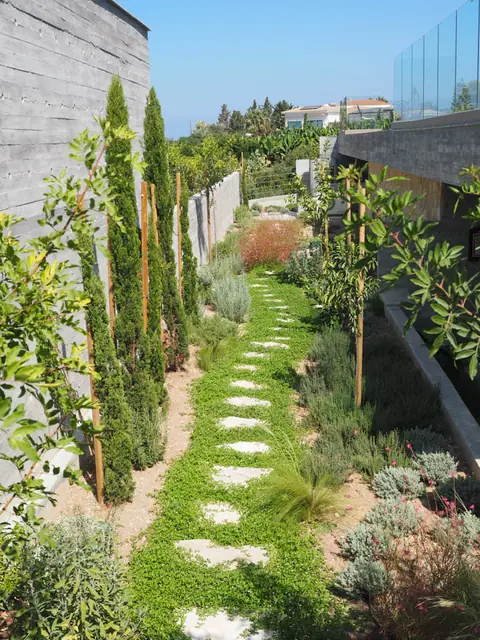 A private garden designed by Antoine Garden Designer, Paphos — paths