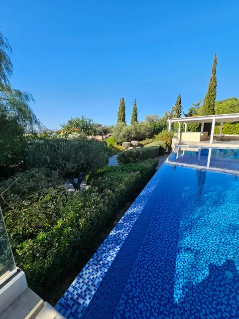 A private garden designed by Antoine Garden Designer, Paphos — pools & sea